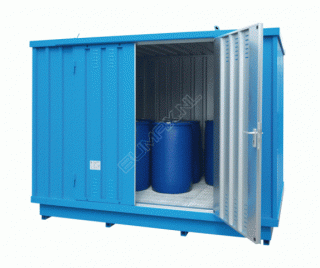 Opslagcontainer voor gevaarlijke stoffen